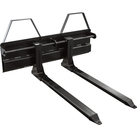 adjustable fork attachment for skid steer|forklift attachment for skid steer.